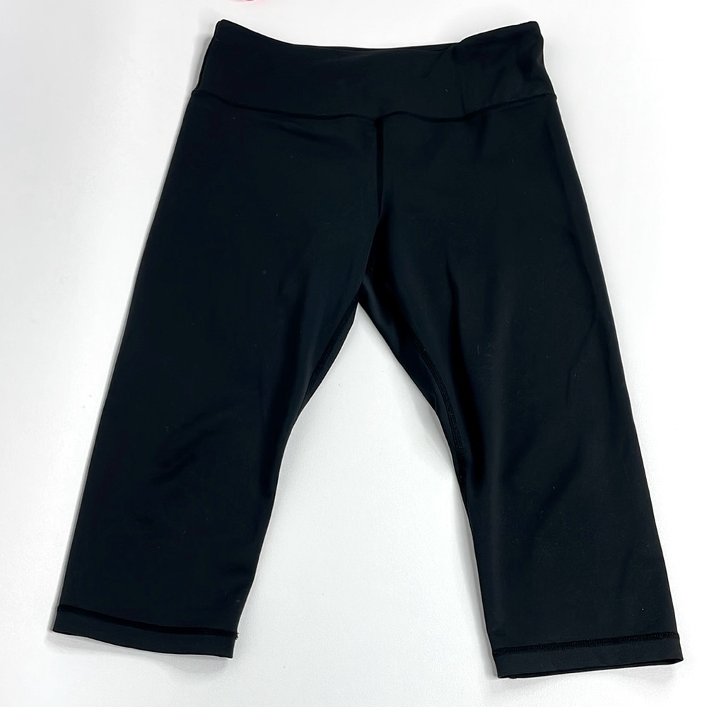 Zyia Athletic black crop 17" high rise leggings size 12
